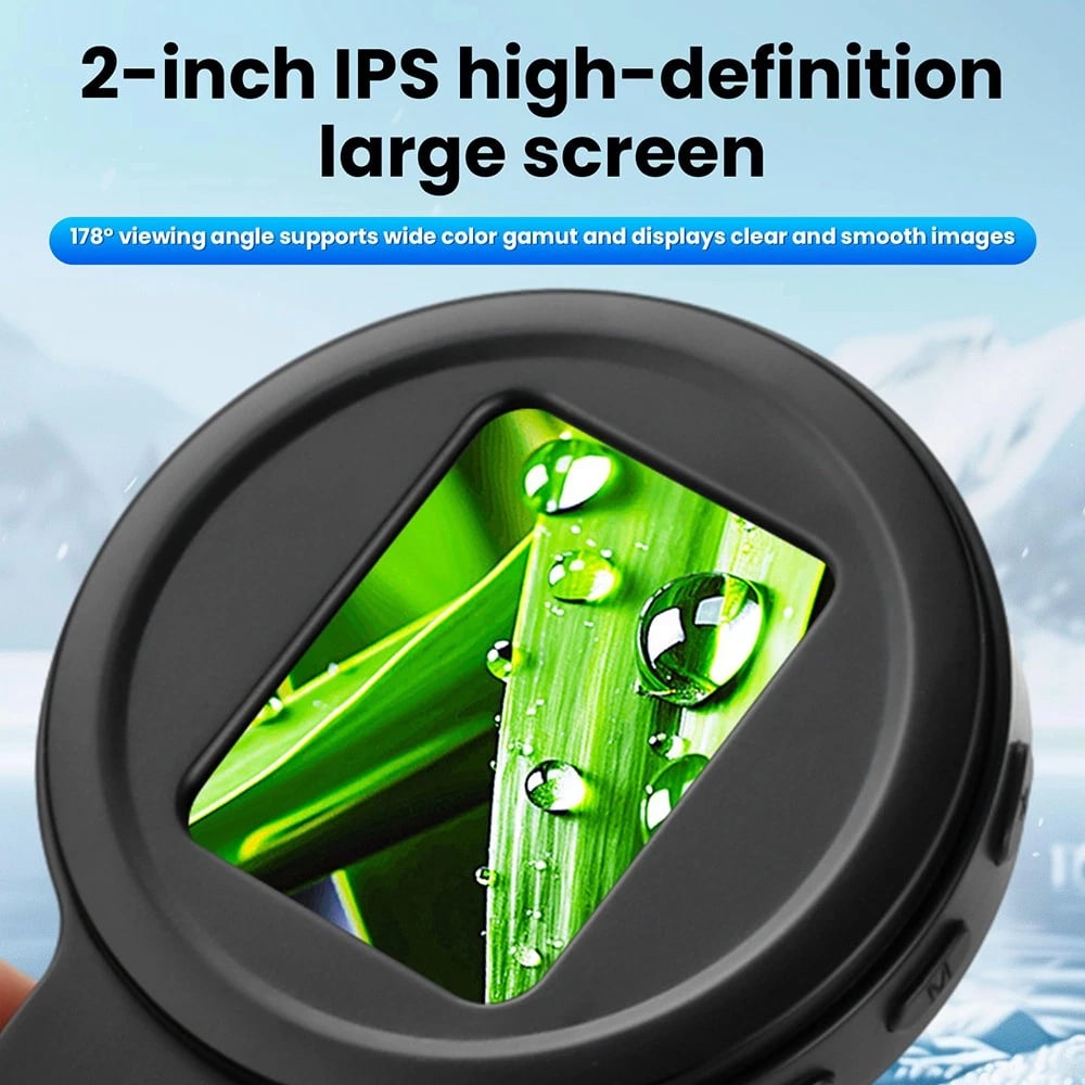 50X Digital Microscope 2.0 inch IPS Video Coin Microscop With Magnifying Glass