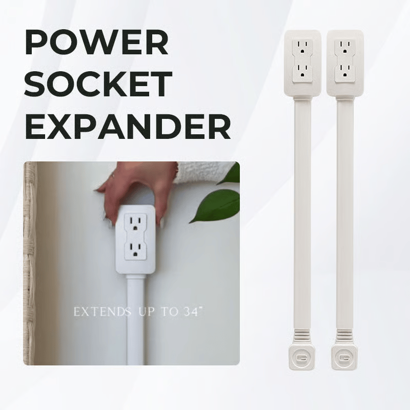 🔥Outlet Electrical Outlet Extender  with USB-A USB-C & 2 AC Outlets Extendable 22-34" Rotatable 180° for Couches Desks Nightstands(BUY 2 FREE SHIPPING)