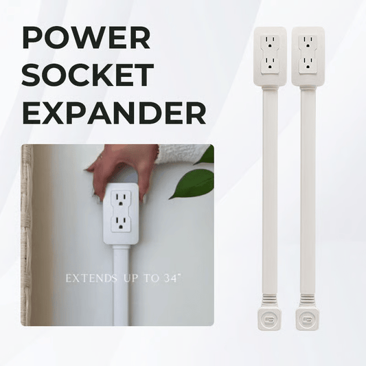 🔥Outlet Electrical Outlet Extender  with USB-A USB-C & 2 AC Outlets Extendable 22-34" Rotatable 180° for Couches Desks Nightstands(BUY 2 FREE SHIPPING)