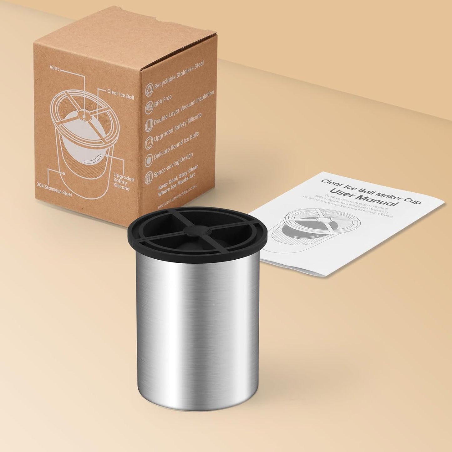 Clear Ice Cube Maker