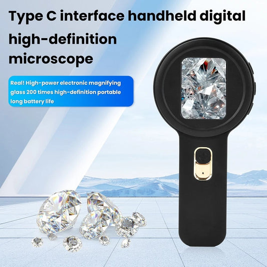 50X Digital Microscope 2.0 inch IPS Video Coin Microscop With Magnifying Glass